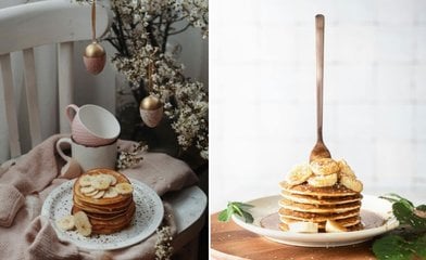 Bild till artikeln Två olika goda recept på bananpannkakor